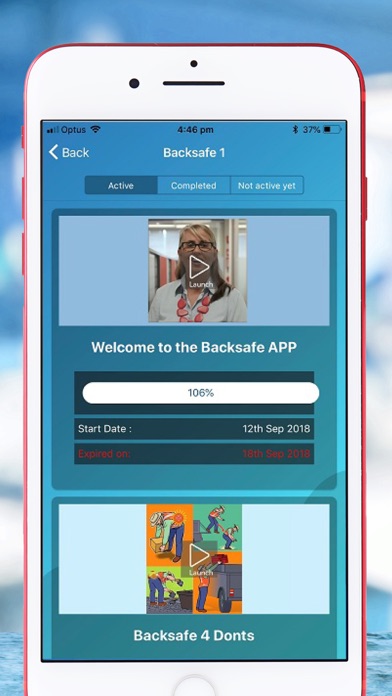 Backsafe App screenshot 2