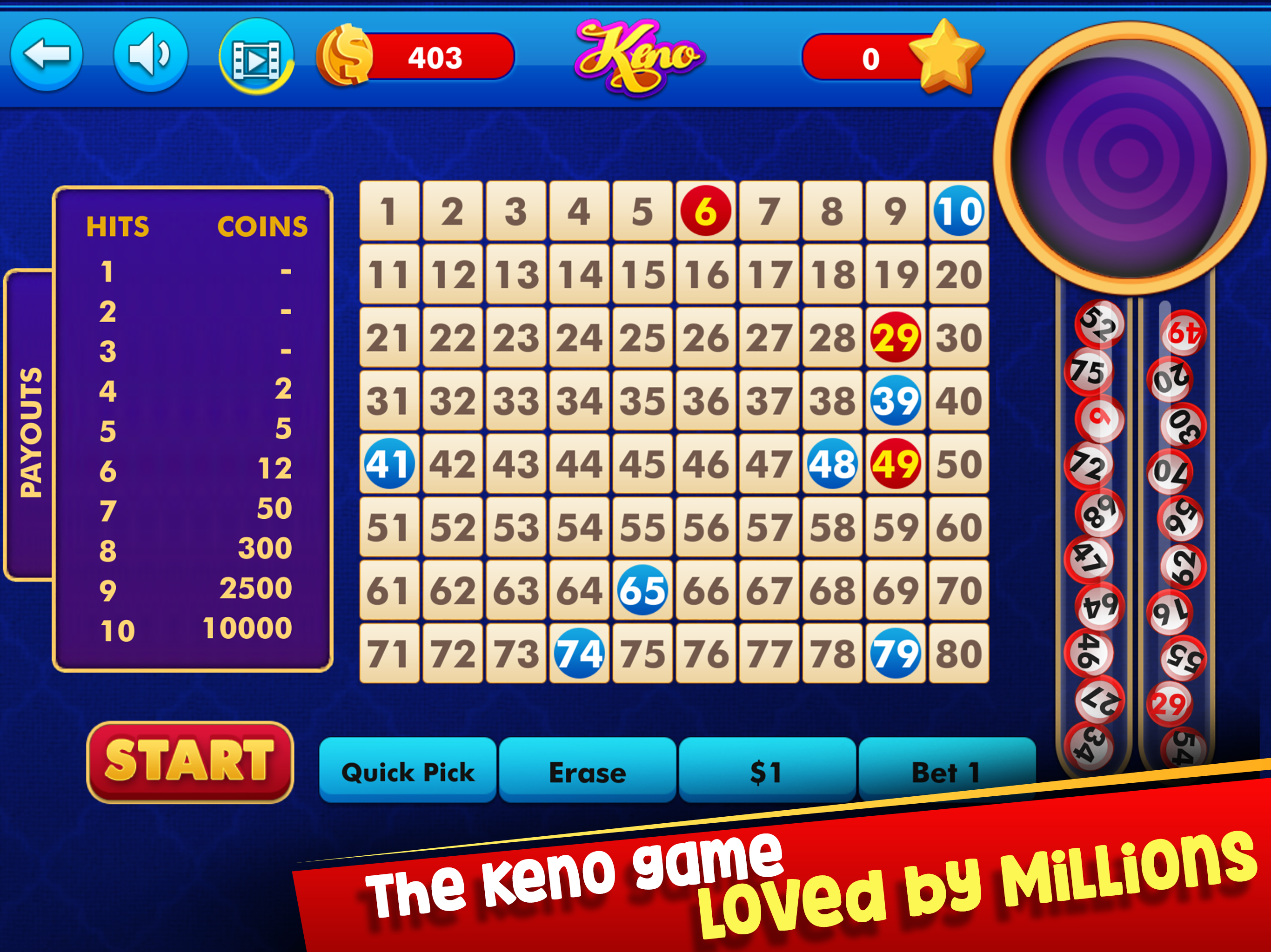 Keno: Lottery Casino Game screenshot 7