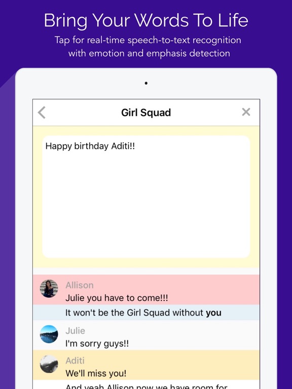 Vmote - Voice Messaging iPad screenshot 4 - Social Networking app