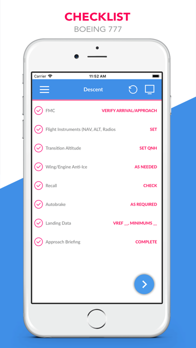 Boeing 777 Checklist screenshot 3