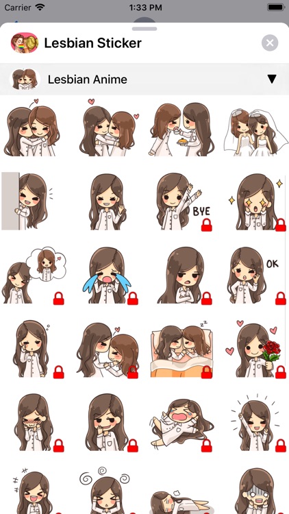 Lesbian Sticker screenshot-6