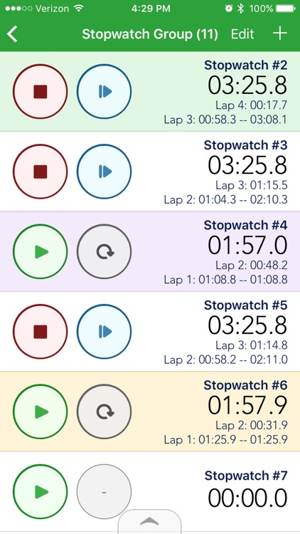 Stopwatch Groups screenshot-3