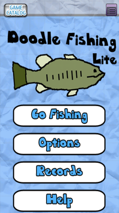 Screenshot #1 pour Doodle Fishing Lite