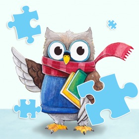 螢幕擷取畫面 (4) Owl Jigsaw Puzzle Learning