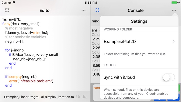 SIMO - a Matlab programming environment screenshot-3