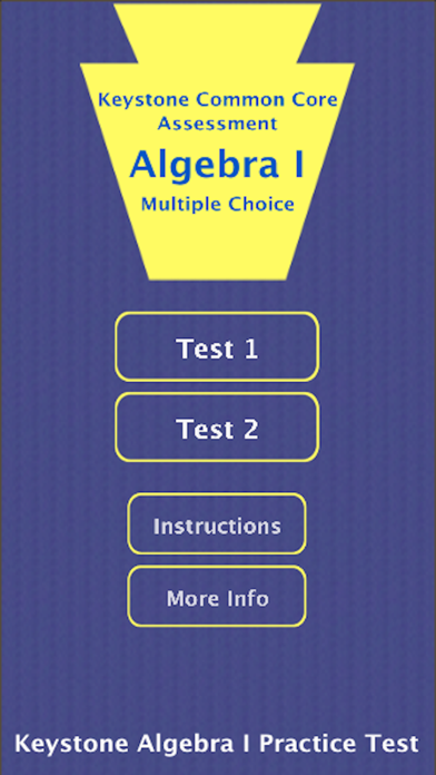 Keystone Alg I Practice Tests Screenshot