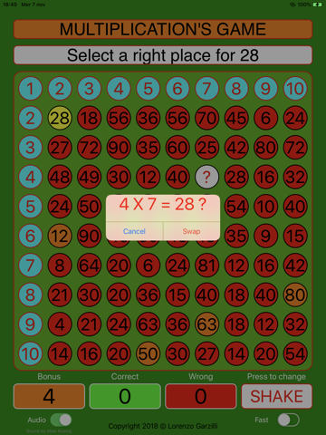 Multiplication's Game screenshot 2