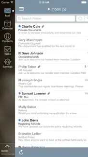 mail+ for enterprise iphone screenshot 1