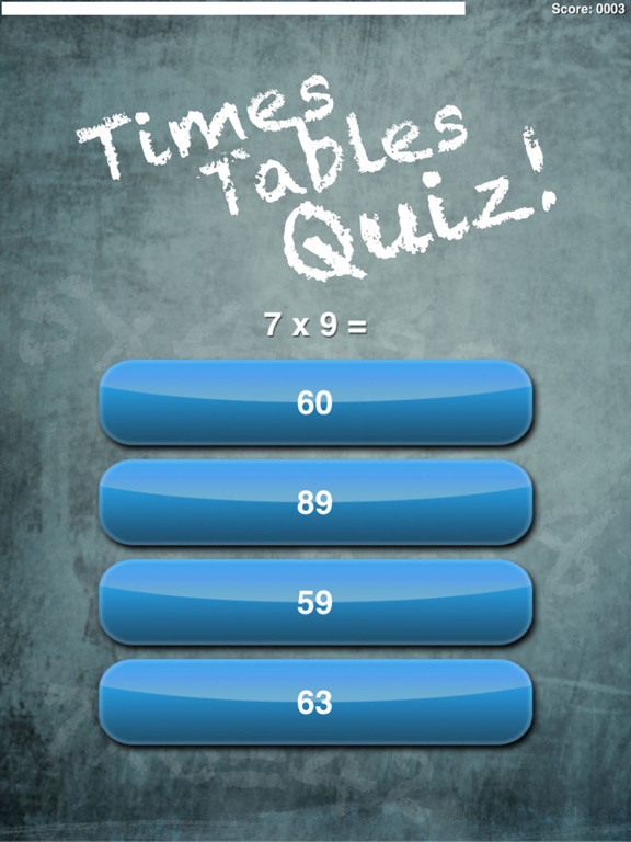 Screenshot #4 pour Times Tables Quiz!