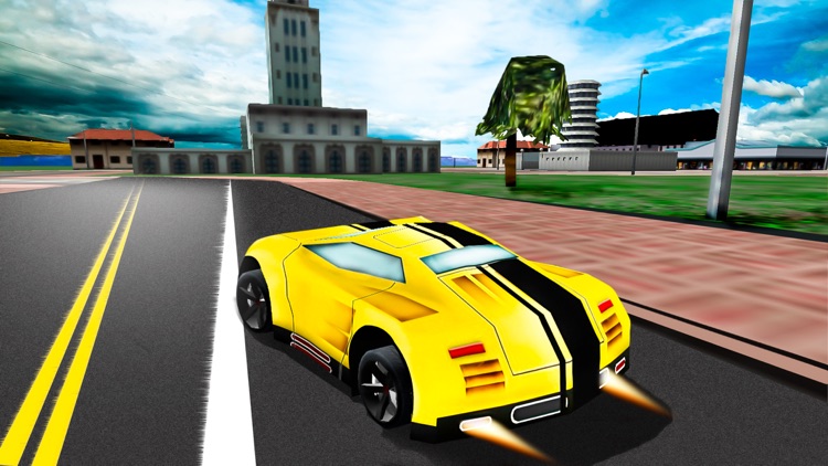 3D City Crime Police Car Drift Racer