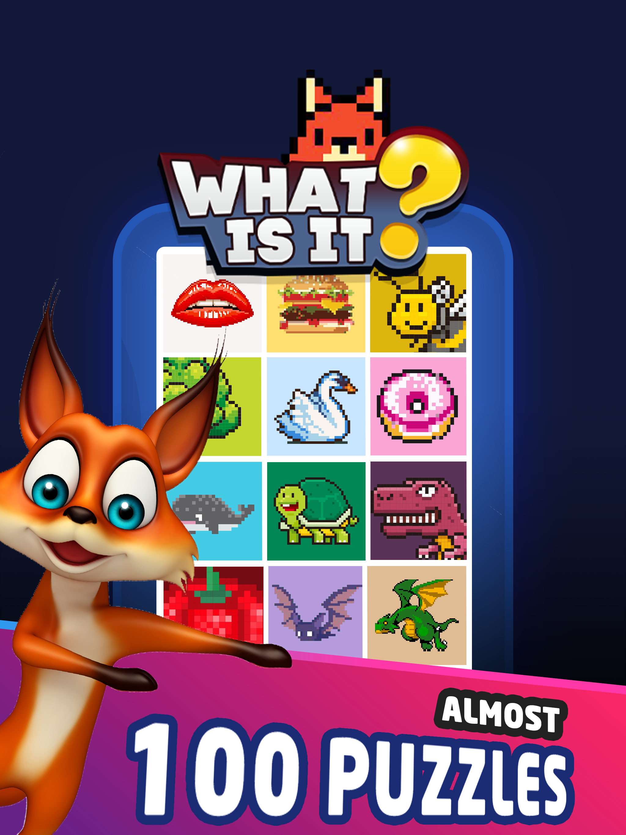 WhatisIt?-Pixelated Pic Puzzle
