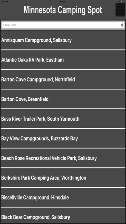 Minnesota Camping Spots