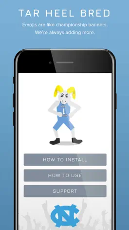 Game screenshot UNC Tar Heels Emojis apk