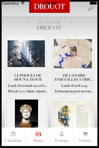 Drouot screenshot 2