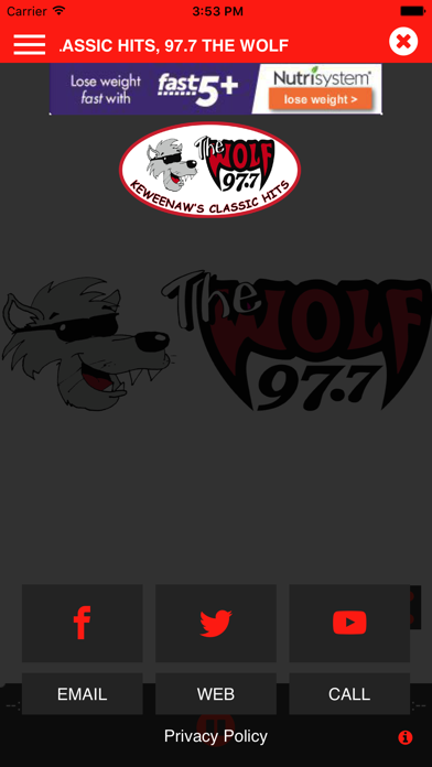 How to cancel & delete 97.7 The Wolf Stream from iphone & ipad 4