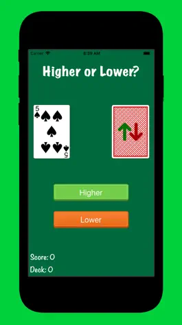 Game screenshot Higher or Lower? apk