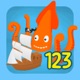 Learn to count 123 pirates app icon - Education app for iPhone
