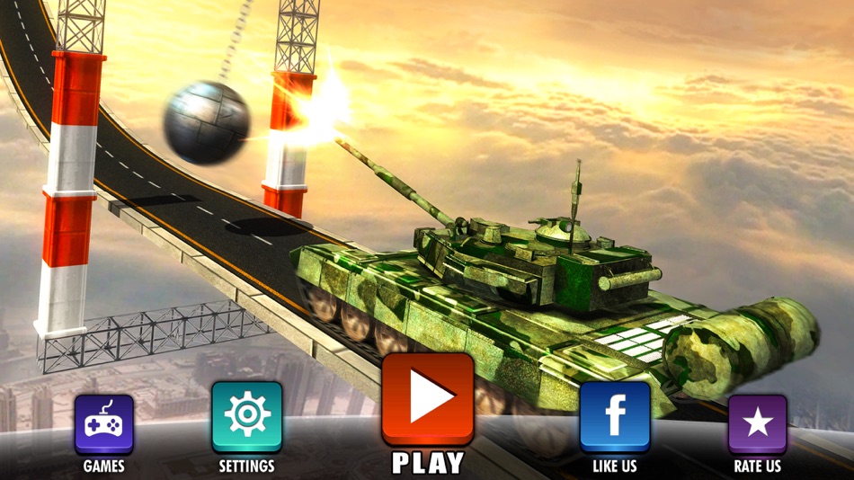 Dangerous Army Tank Driving Simulator Tracks - 1.0 - (iOS)