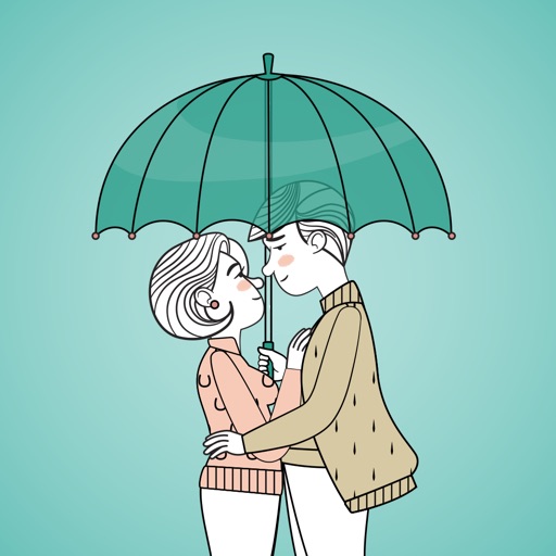 Couple Happiness Love Sticker icon