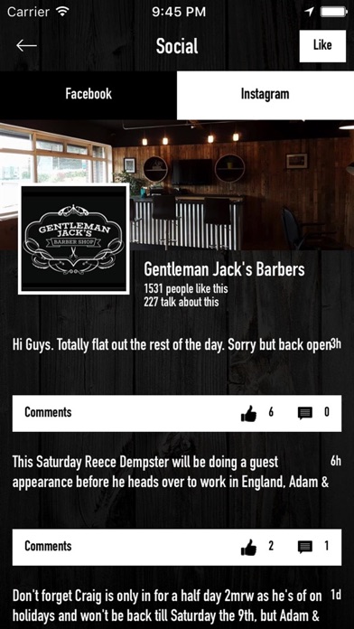 Gentleman Jack's Barbers screenshot 2