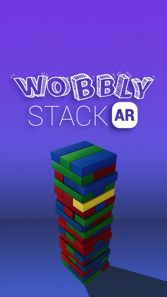 #1. Wobbly Stack AR (iOS) By: esDot Studio Inc