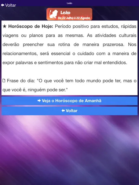 Horóscopo do Dia