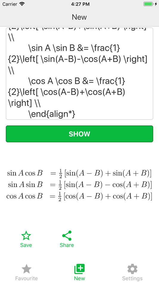 #3. Formula Box (LaTeX) (iOS) Bởi: 坤宁 毛