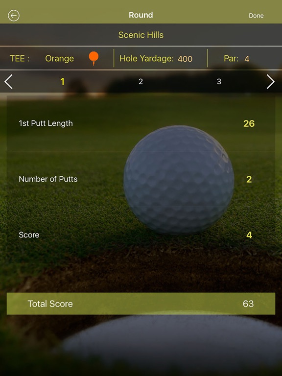 Screenshot #5 pour Strokes Gained Putting