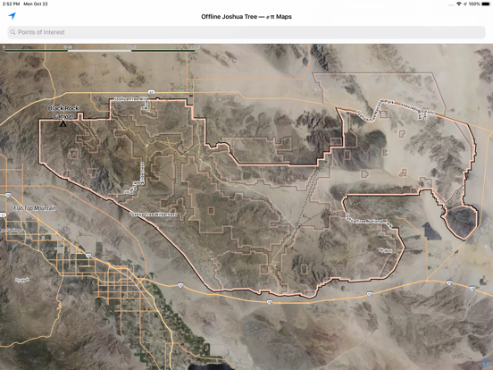Screenshot #4 pour Offline Joshua Tree Map