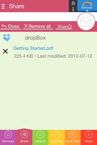 Rainbow-Best cloud storage app screenshot 2