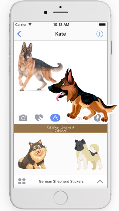 German Shepherd Stickers - Dog Police screenshot 2