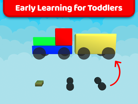 3D Baby Blocks Train games IXL iPad screenshot 1 - Education app