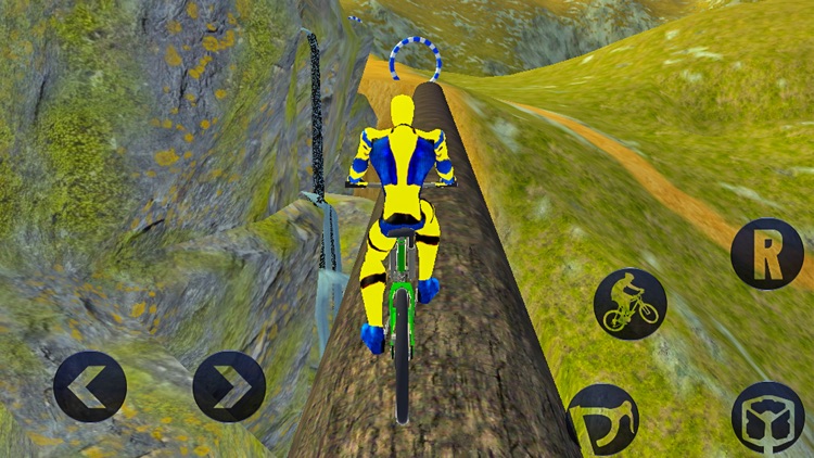 Spider Superhero Bicycle Riding: Offroad Racing screenshot-3