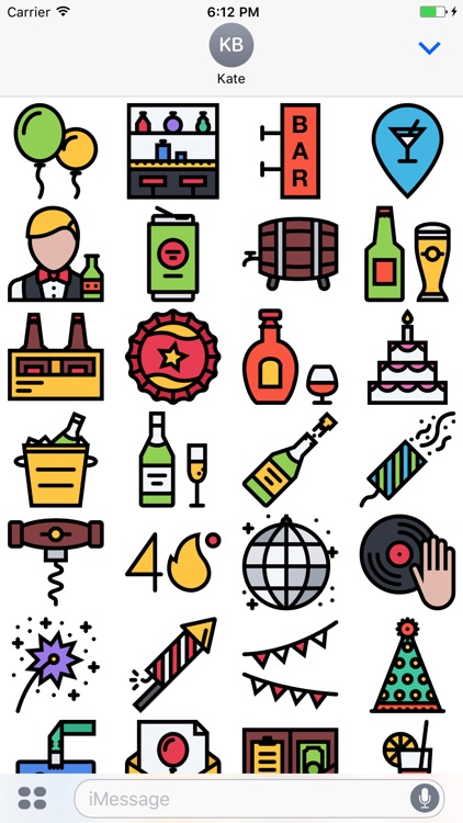 Disco Party Stickers