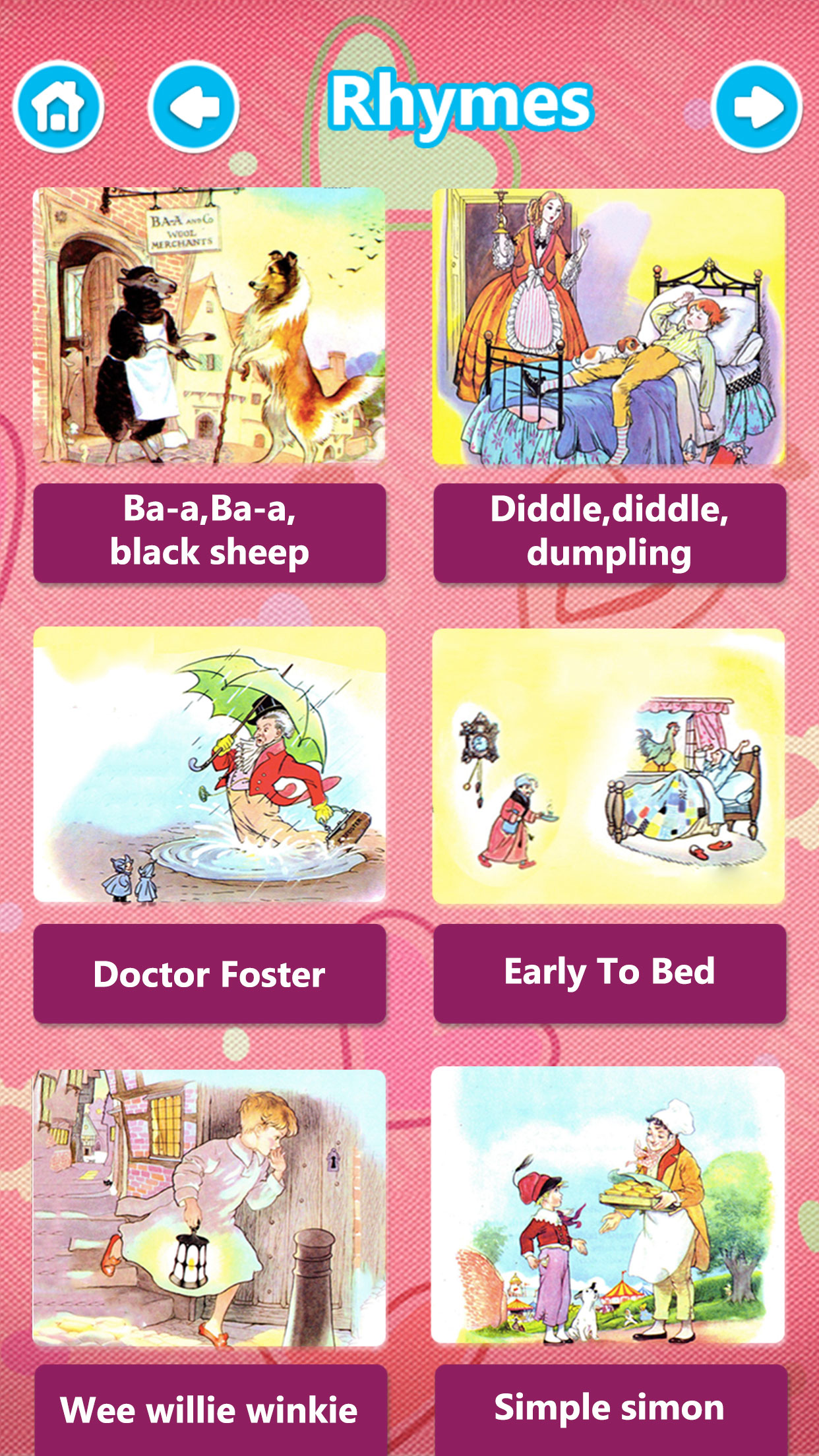 Famous Rhymes, Songs & Stories