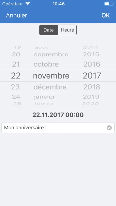 Compteurs de dates