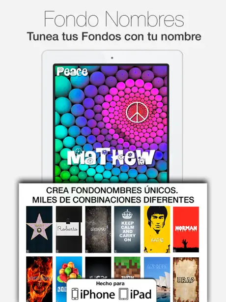 Fondos de pantalla con Nombre