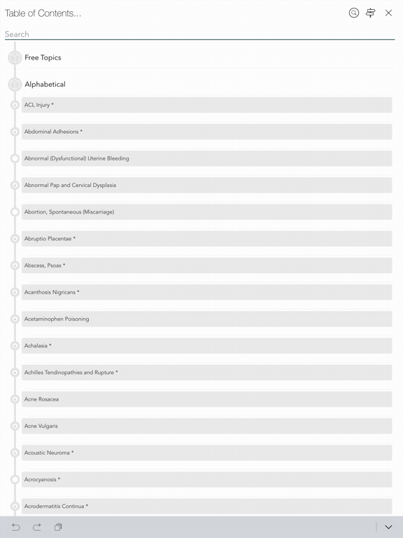 5 Minute Clinical Consult 5MCC iPad screenshot 6 - Medical app