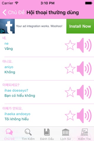 Hội Thoại Tiếng Hàn Quốc screenshot 3