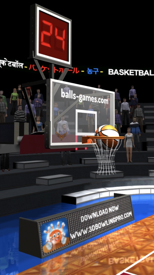 #5. Basketball 3D Shooting Contest (iOS) 由: Mobilaxy
