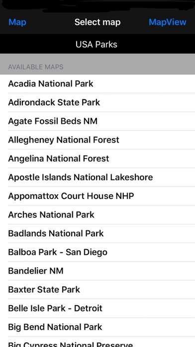 USA Parks & Forests GPS Maps screenshot 2