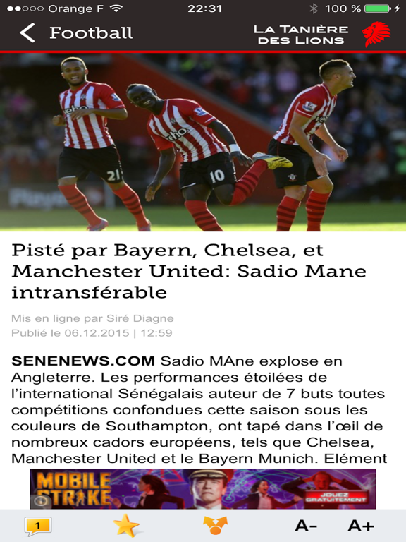 Screenshot #6 pour Tanière des Lions du Sénégal