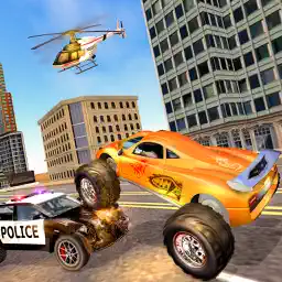 Police Chasing Monster Truck app icon