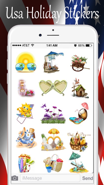 USA Holiday Stickers Pack screenshot-3