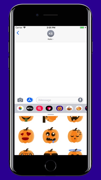 Halloween Pumpkin smiley moji