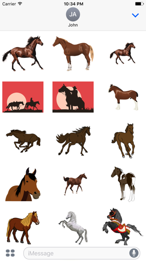 Majestic Horse Stickers(圖2)-速報App