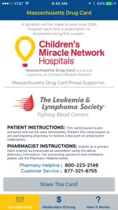 Massachusetts Drug Card screenshot #2 for iPhone