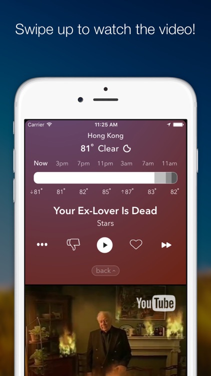 WeatherTunes - Weather based music & forecasting screenshot-3