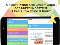 Credit Rating and Credit Check iPad image 1