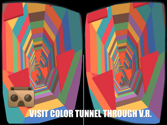 Screenshot #5 pour VR Color Tunnel Race-Time Travel Virtual Reality